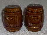 Frankoma barrel shakers marked OLA 1951